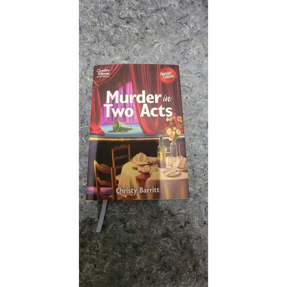 Murder in Two Acts by Christy Barritt Annie's Creative Woman Mysteries HB DJ‎